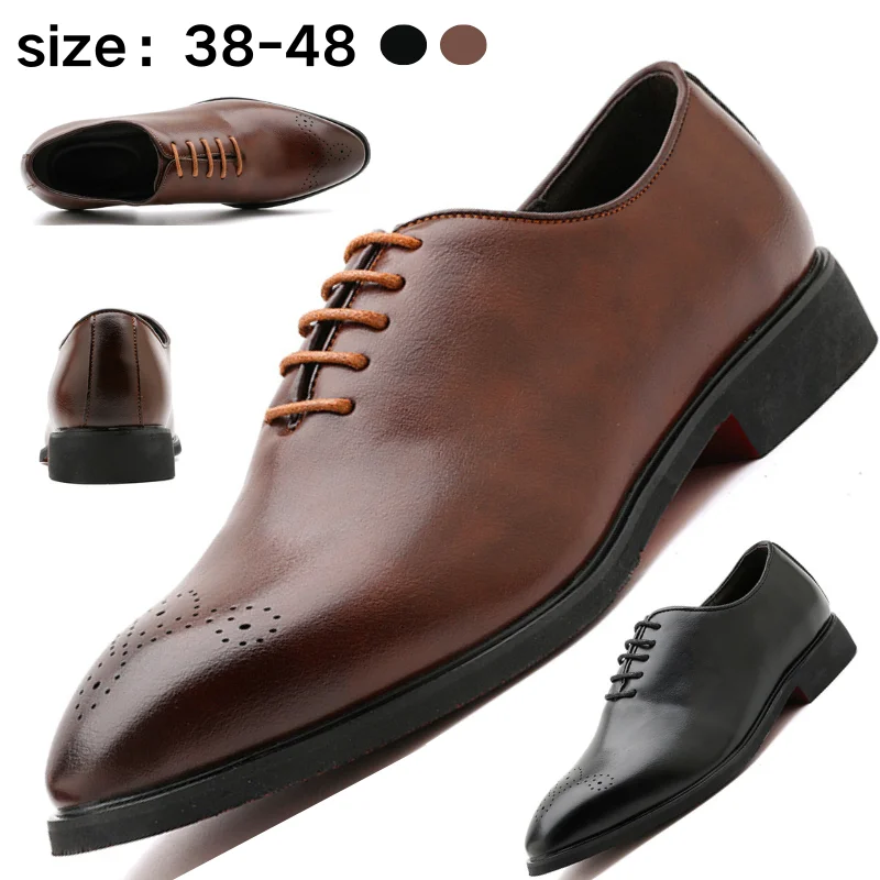 

Mens Formal Business Oxford Shoes Comfortable Leather Dress Shoes for Men Classic Office Work Shoes