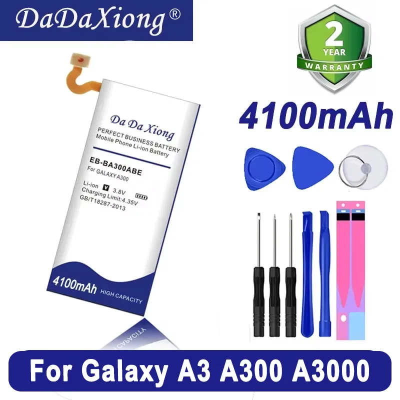 DaDaXiong 4100mAh EB-BA300ABE For Samsung Galaxy A3 A300 A3000 A300X A300H A300F Cell Phone Battery