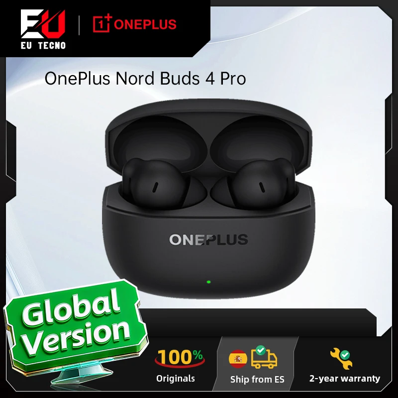 Global Version OnePlus Nord Buds 4 Pro earphone Active Noise Cancellation 54 Hours of Playback Bluetooth 6.0 ear buds