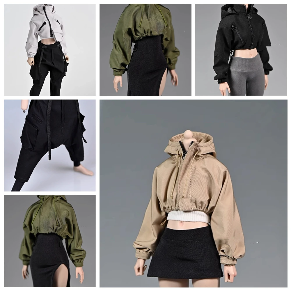 1/6 Trendy Functional Coat Pants Female Sport Suit Clothing For 12 Inch Figure Body Game Soldier Doll  Suit  customizeToys