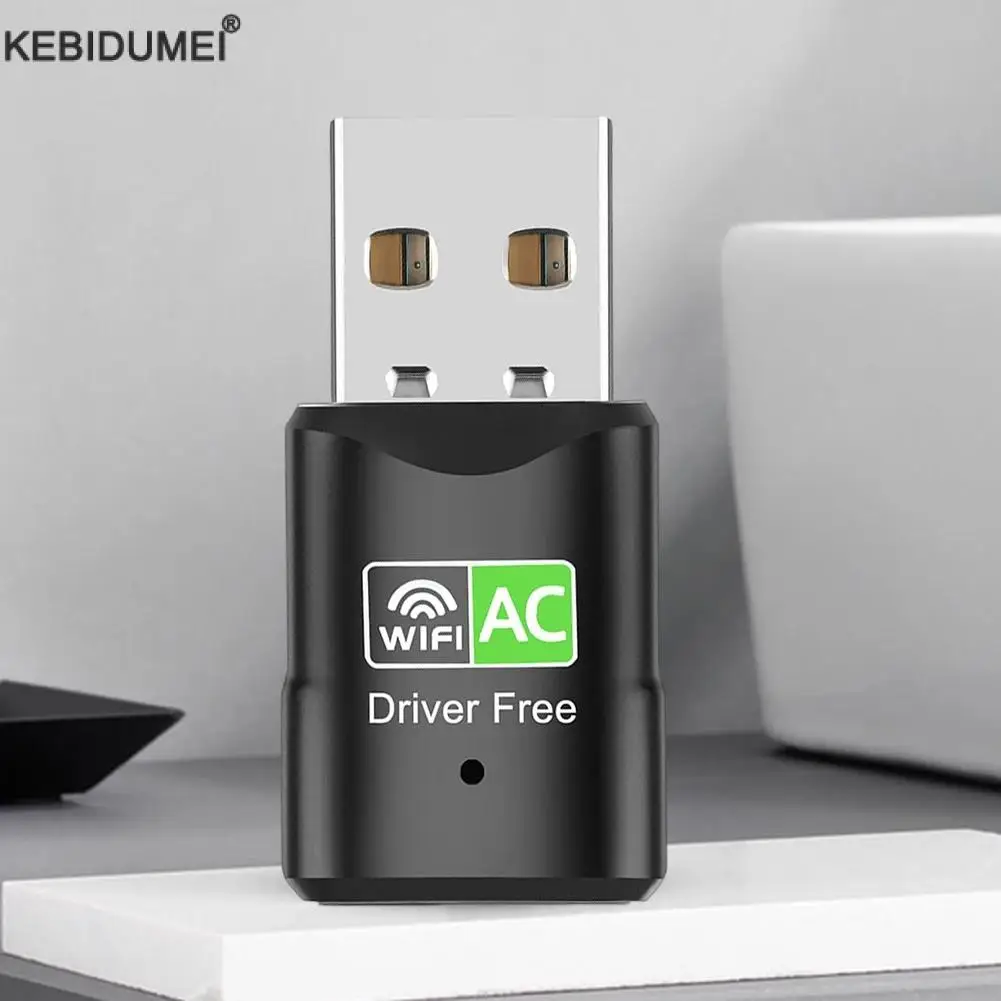 

USB Wi-Fi адаптер 600 Мбит/с, 2,4 ГГц + 5 ГГц