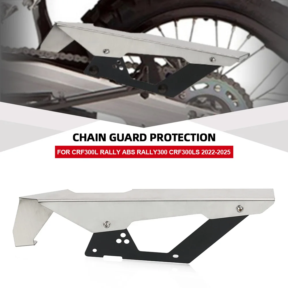 

2024 2025 CRF300L мотоциклетная защита цепи, защита звездочки для Honda CRF 300L Rally ABS Rally 300 CRF300LS 2022 2023