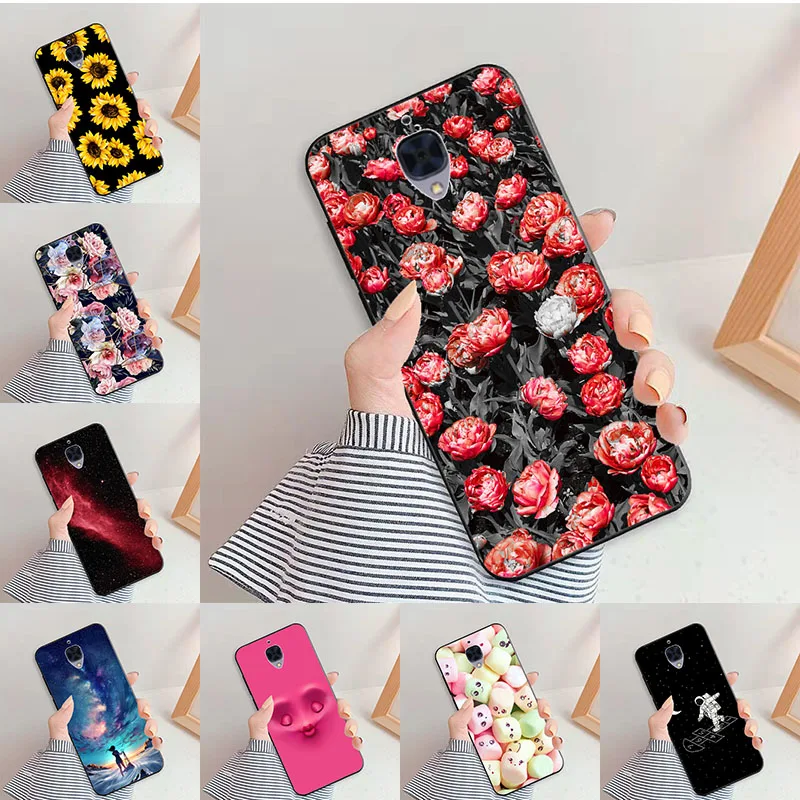 For Oneplus Three One Plus 3 3T A3003 Phone Back Cover Silicon Funda Matte Soft Fashion Candy colors Cute case Bumper