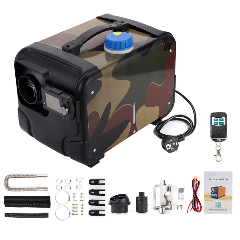 2-8KW Standkachel Bluetooth Voice 12 V/24 V/220 V Aluminium Shell/Plastic Single-Hole Drie-in-een Machine Voor Voertuigmodellen