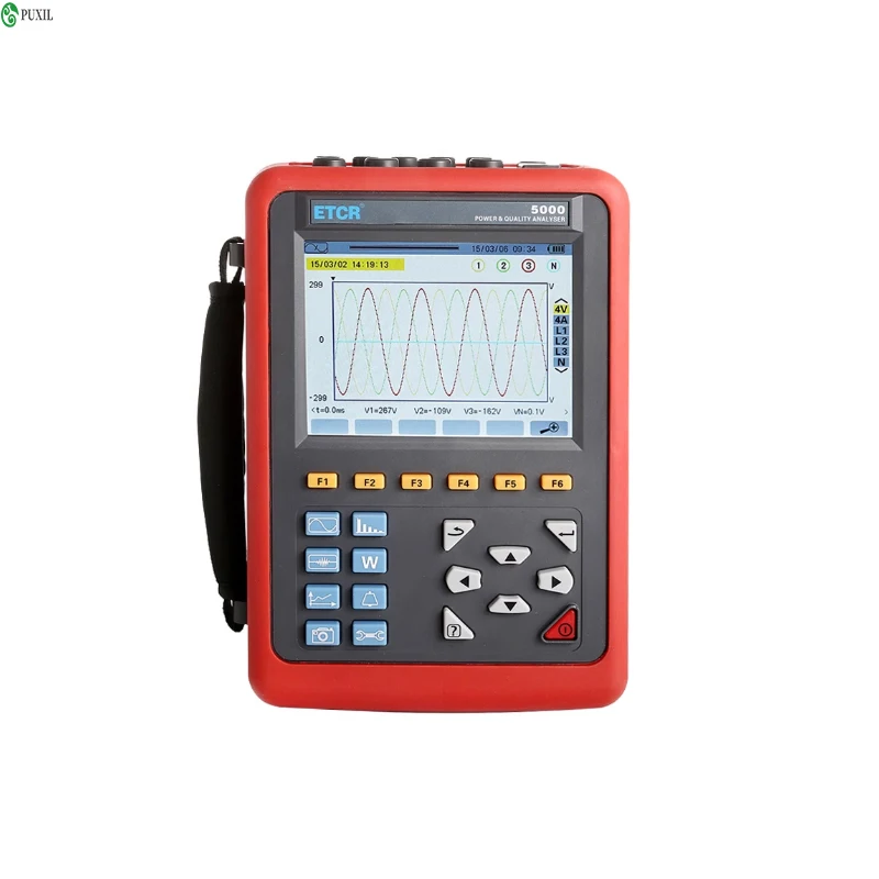 

ETCR5000 three-phase power quality analyzer, harmonic analyzer, insulation power quality recorder