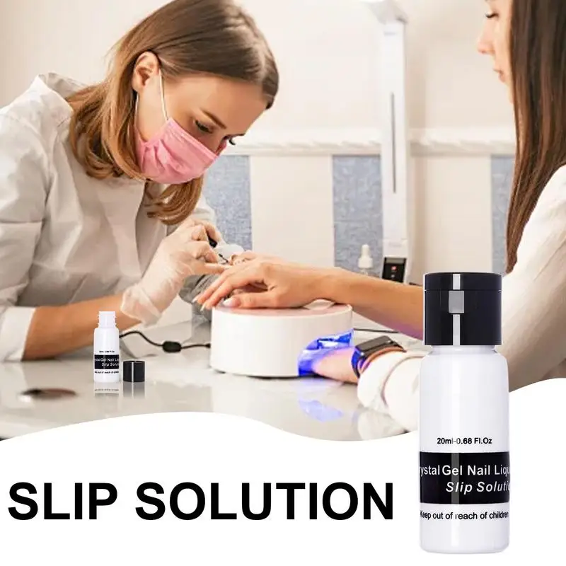 Nail Extension Gel 20ml Quick-Drying Nail Polish Smoothing Liquid Portable Manicure Extension Gel Suitable for Manicure Art