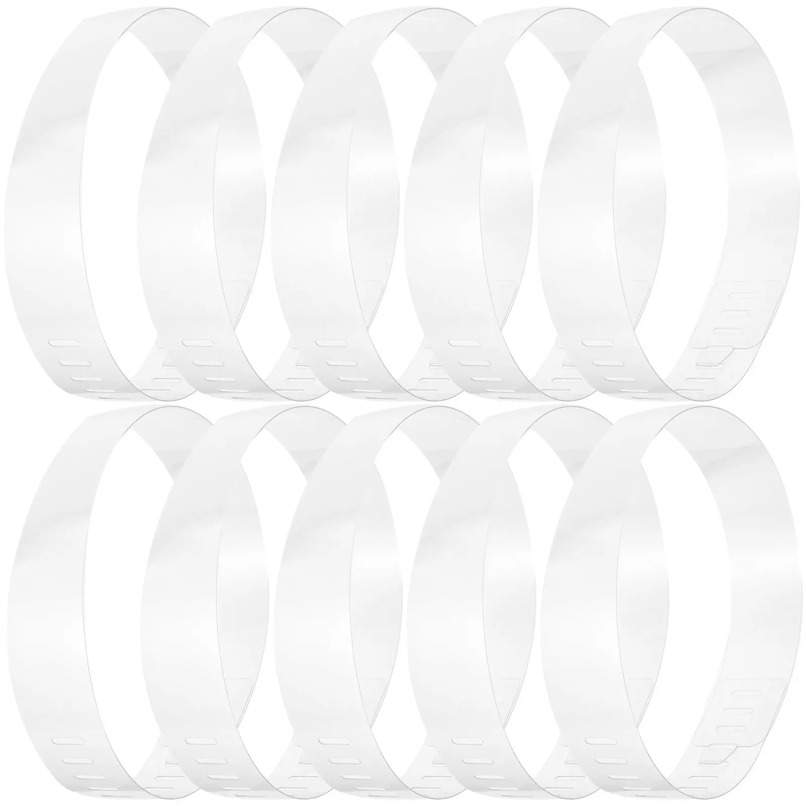 

100 шт. пластиковых ПВХ-фиксаторов для воротника рубашки, гибкие регулируемые вставки для мужских классических рубашек, долговечные