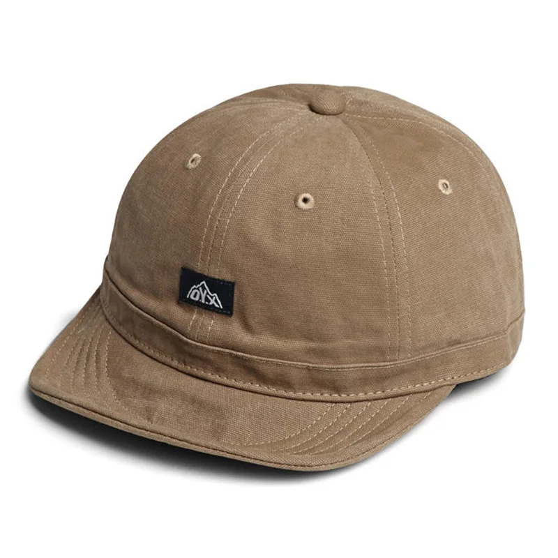 Japanische Retro-Sportkappe mit kurzem Schirm, neue Sommer-Entenschnabelkappe, weiche Baseballkappe zum Laufen – Detail 1