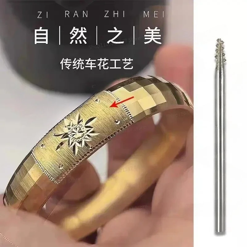 Diamond Mace Brushed Stick Jewelry Hook Knife Gold and Silver Bracelet Ring Shading Brushed Effect Tool