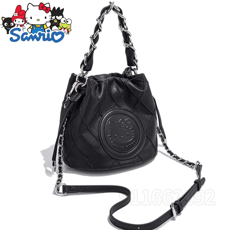  Hello Kitty New Mini Women's Handbag Luxury Brand Original Fashion Women's Shoulder Bag Cartoon Casual Mini Women's Bag