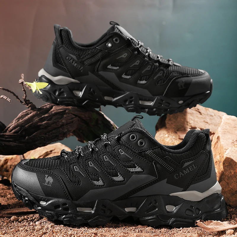 Herren Outdoor-Sneaker, Sportschuhe, Wanderschuhe, rutschfeste Trekking- und Campingschuhe, Trainingsschuhe, Laufschuhe, atmungsaktive Kletterschuhe, Trail-Schuhe. – Detail 8
