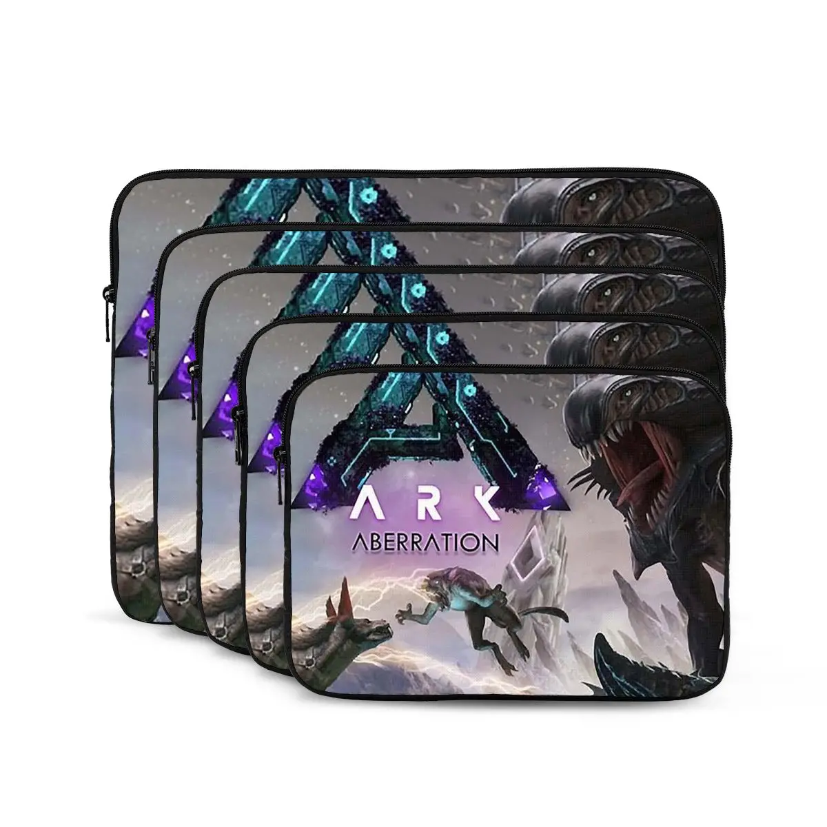 

Women Men Ark Survival Evolved Aberration Poster Notebook Laptop Bag Case Pouch Notebook Sleeve Bag Tablet Shockproof Case Bag