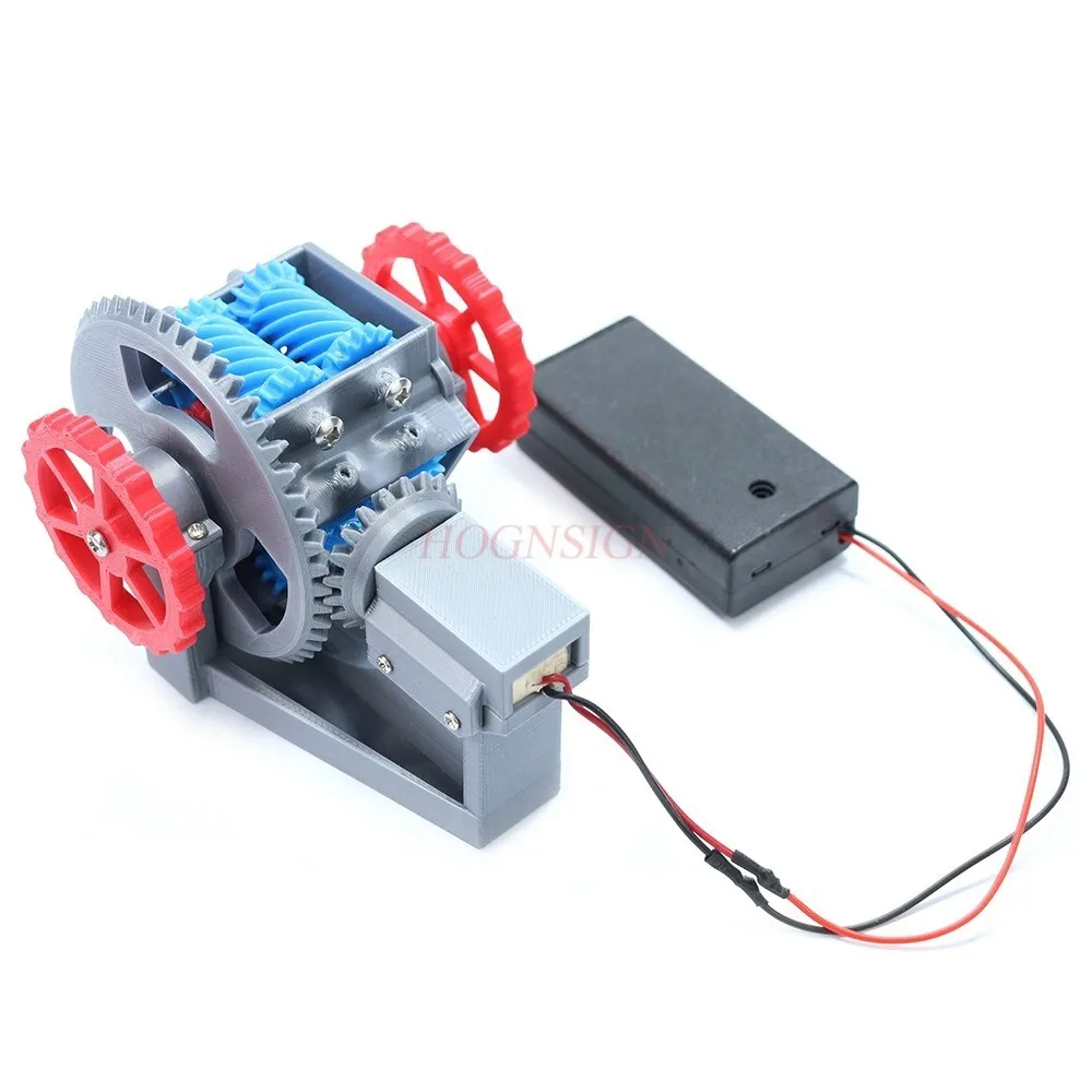 

1set DIY production of differential model, 3D printing of automotive self-locking differential teaching equipment