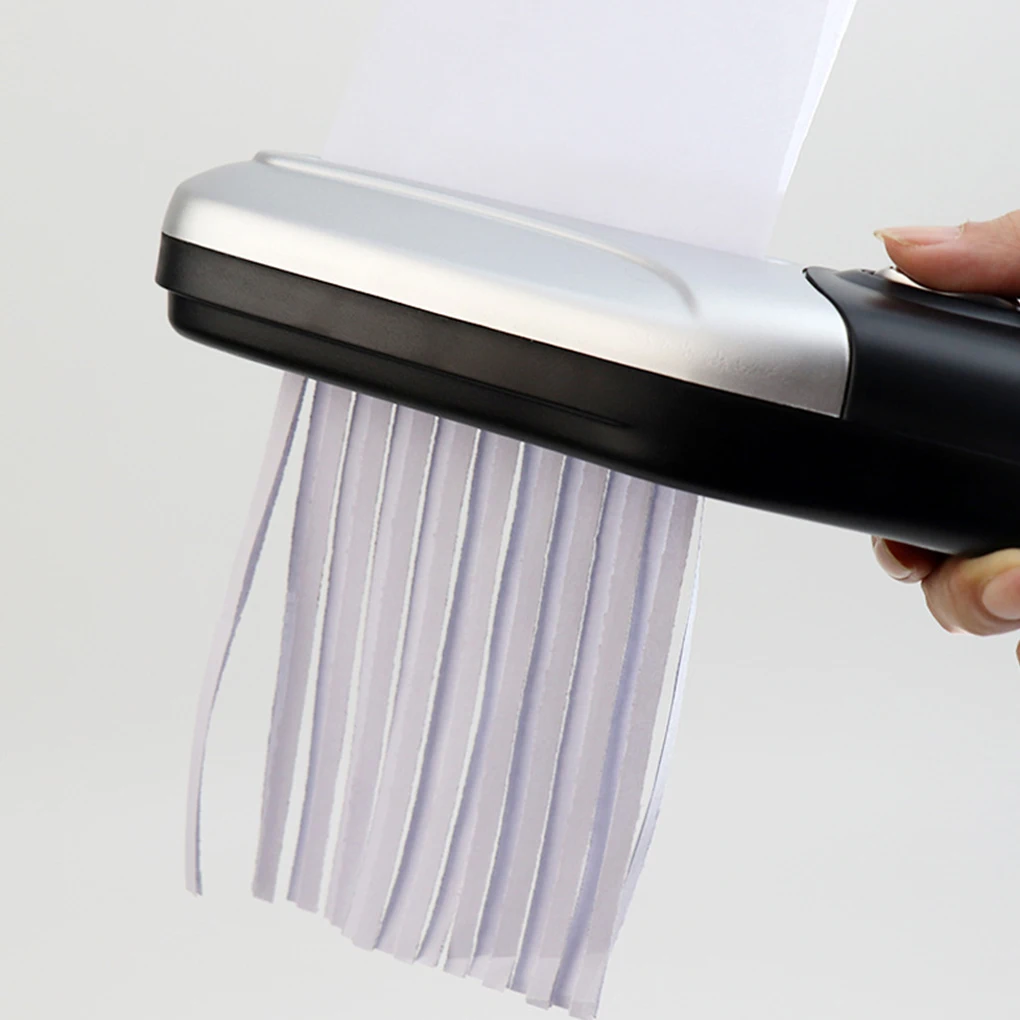 Utensile da taglio portatile per trituratore di carta Mini taglierina di carta USB/a batteria per fatture di ufficio Foto di carta