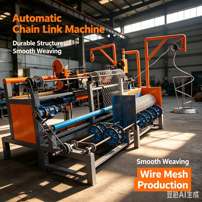 Industrial Grade Steel Wire Netting Production Unit For Airport Security Enclosure Residential Boundary Screen Manufacturing
