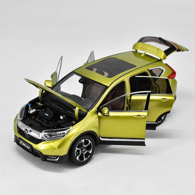 1:18 ALL New 2021 Honda CRV SUV Diecast Alloy Car Model Authorized Authentic Boy Toys Gifts Original Box