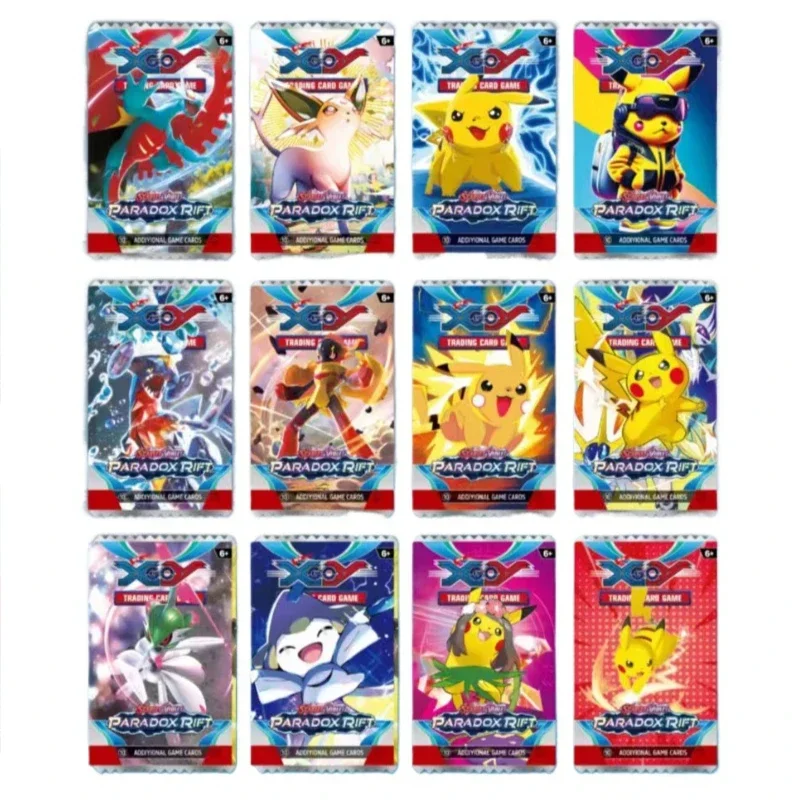 Random Box/324PCS Original Pokemon Cards Deck Box Cute Pikachu Party Games Anime Cards VMAX GX English Table Game Playing Cards