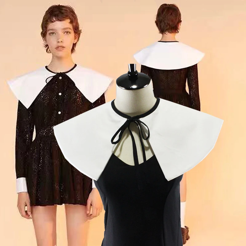 Fake Collar Detachable Dickey Collar Dress Decor for Stars & Women & Girls Halloween Festival Carnival  Faux False Collar