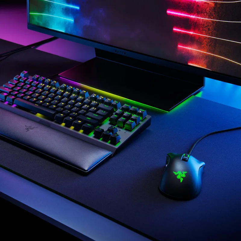 Para Razer Deathadder Essential e Razer Viper Standard, Mouse Gamer com Fio