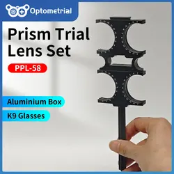 8 Unit Trial Lens Set Flipper|PD62mm Plastic Optometry Confirmation Tester|New Optical 8 Lens holder low vision Training Tool