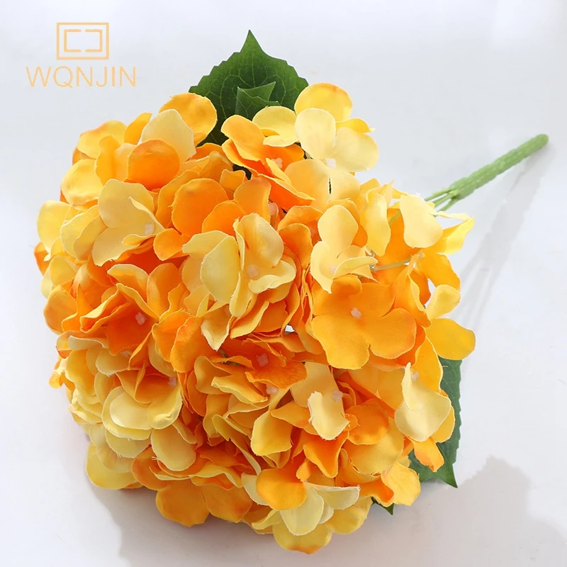 1 Strauß künstliche große Hortensie Blume nach Hause Hochzeits feier Geburtstag Neujahr Valentinstag Blumen dekor künstliche Blume – Detail 13