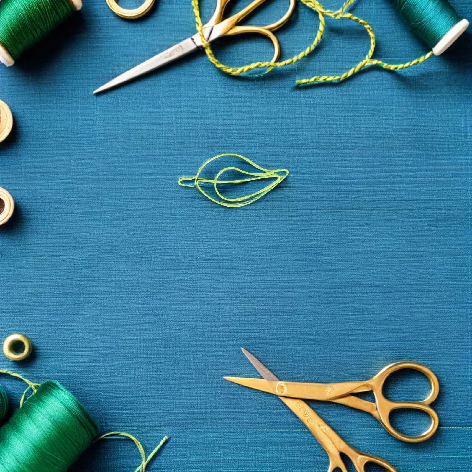 

30Pcs Creative Leaf Shaped Paper Clips Metal Small Office School Document File Organizer Decor Paper Clips Metal Paperclips