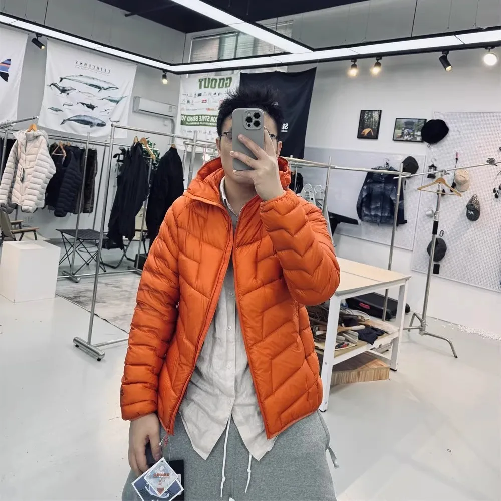 

Waterproof Windproof Lightweight Men's Women's Outdoor Casual Commuting Hooded down Jaet White Du down Modern Sle