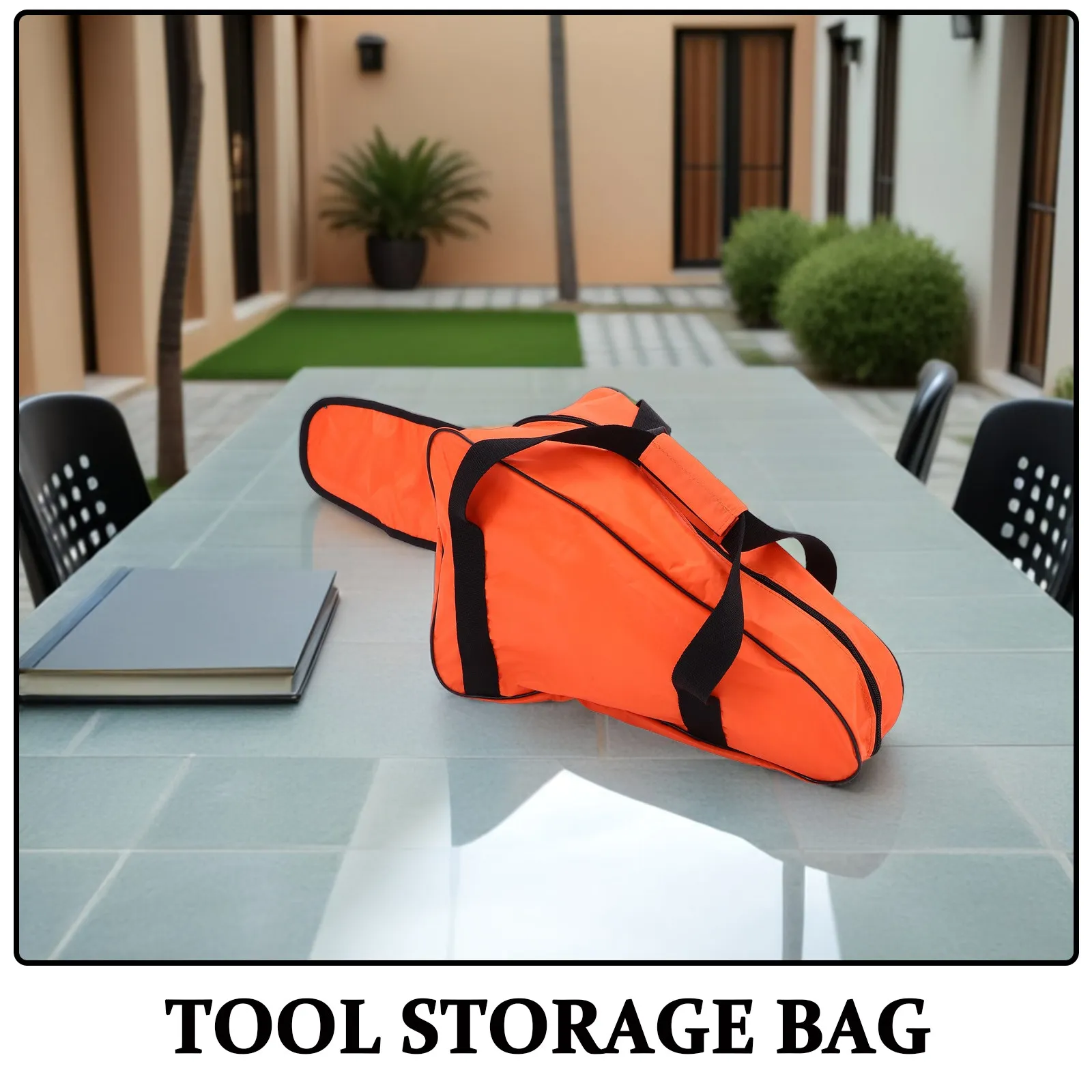 Electric Tool Storage Bag Heavy Duty Waterproof Oxford Fabric Chainsaw Carrying Case 20 Inch Large Capacity Tool Organizer