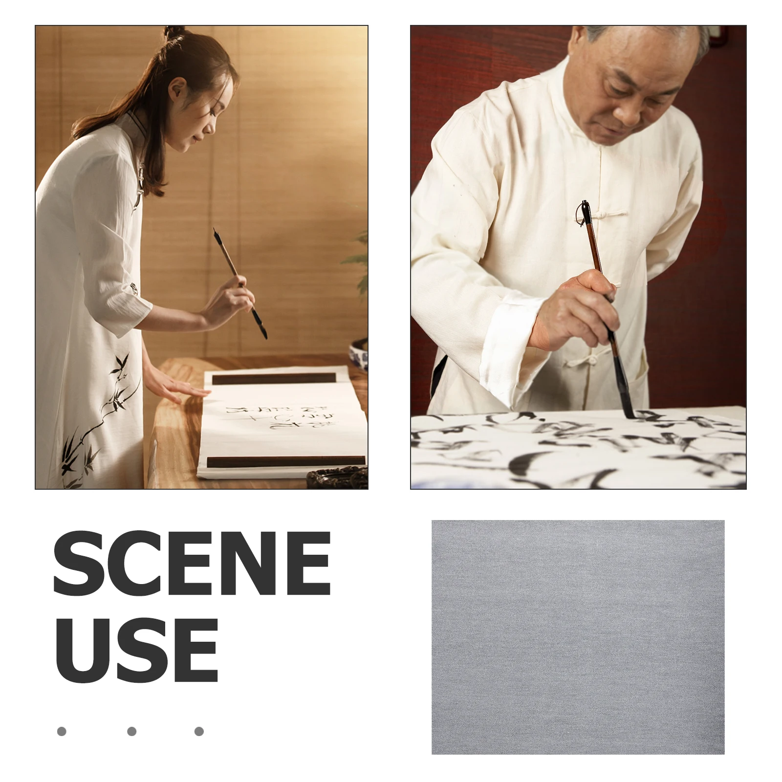 

6Pcs Chinese Calligraphy Water Drawing Writing Cloth Water Writing Cloth Set Folding Practice Mat for Beginners Household School