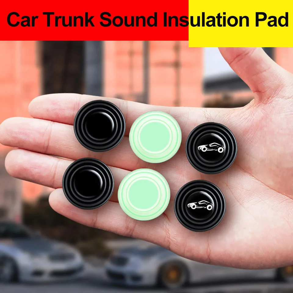 Car Door Shock Stickers 5Pcs Car Sound Insulation Pad Universal For Car Shockproof Cushion Stickers Auto Shock Absorber Gasket