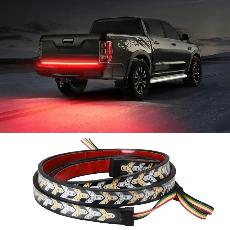 

Dynamic Pickup DRL Turn Signal Lamp Tail Truck Tailgate Light Bar LED Strip Reverse Brake Lamp Sequential Flowing Turnning Lamp
