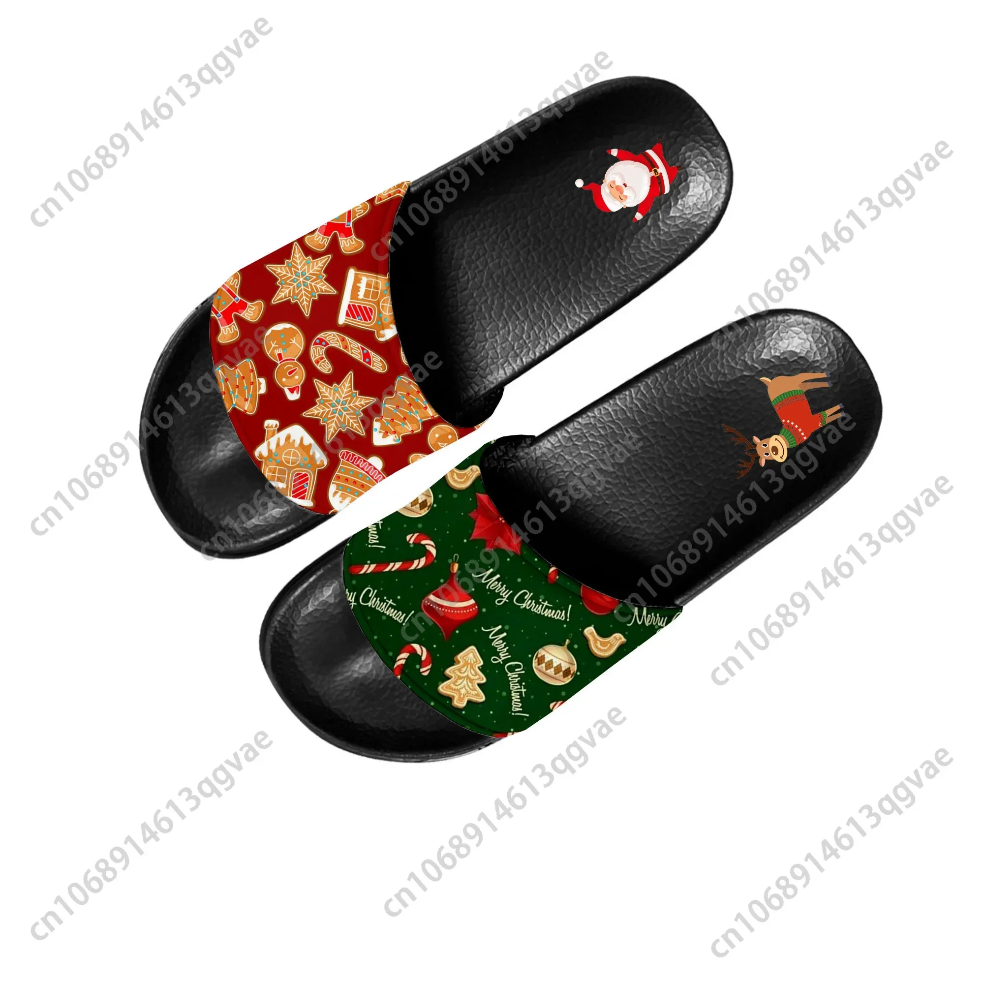 New Christmas Slippers Home Water Shoes Men Women Teenagers Children Bathroom Beach Pool Sandals Custom Made Summer Slipper 2