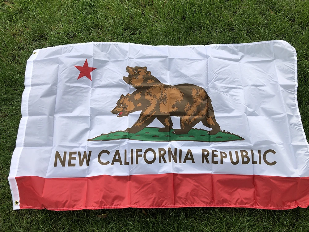 New California flag 90X150cm polyester hanging New California Republic Flag For Decoration