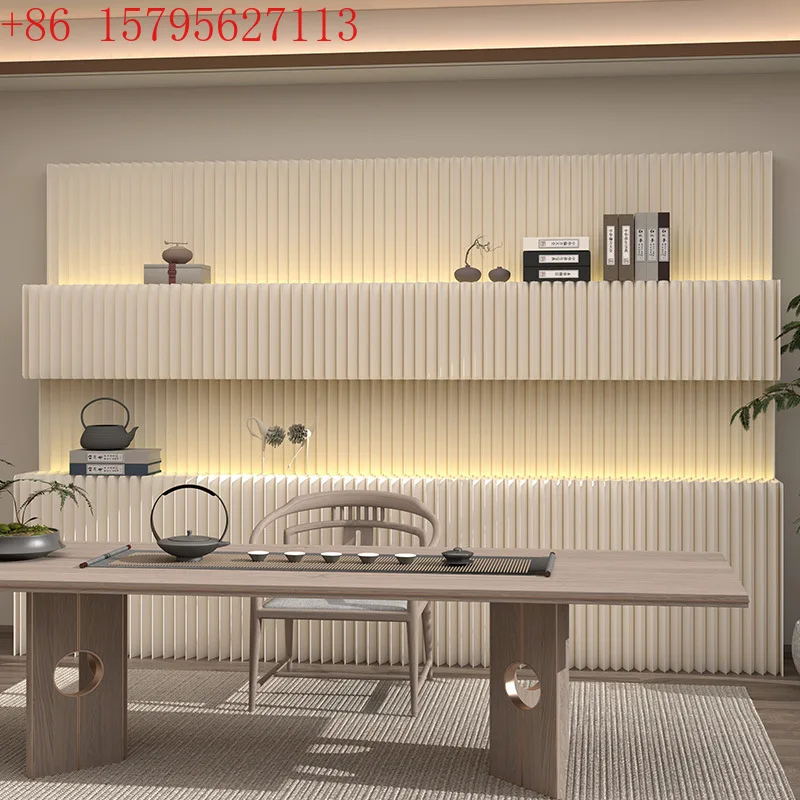 

Multi-storey nail salon background wall display counter mobile screen