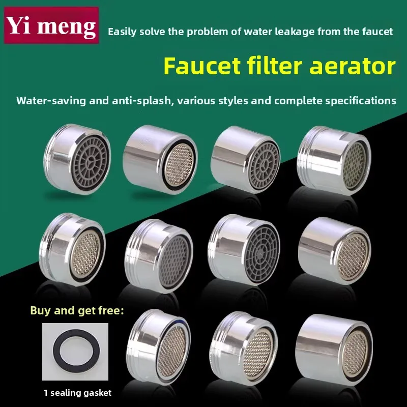 Water Faucet Foaming Device Kitchen Sink Bathroom Basin Filter Nozzle Foaming Device, Splash-Proof Faucet Fitting Accessory