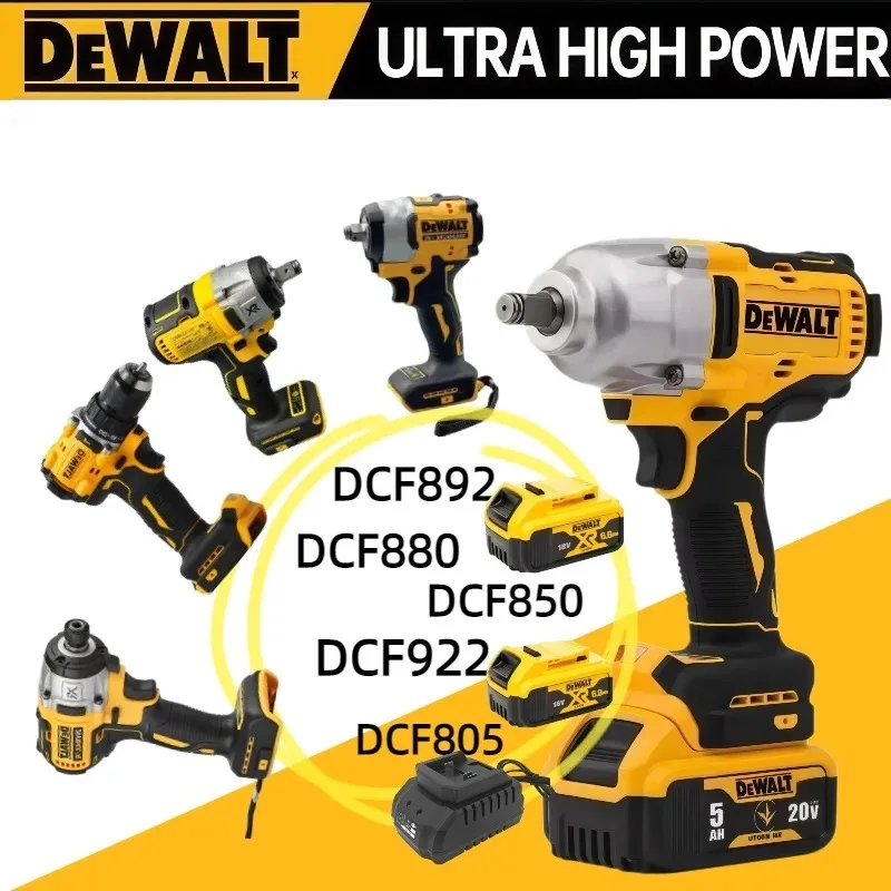 

Аккумуляторные многофункциональные портативные электроинструменты DeWalt: Бесщеточная электродрель, электрический гайковерт, DCF892, DCF880, DCF922, DCF850