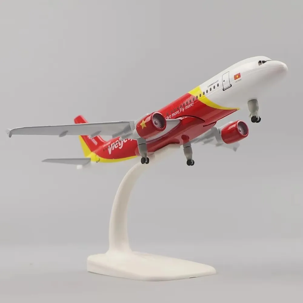 

20 см масштаб 1:400 A320 Vietjet модель самолета металлическая копия самолета материал из сплава авиационная форма подарочная серия