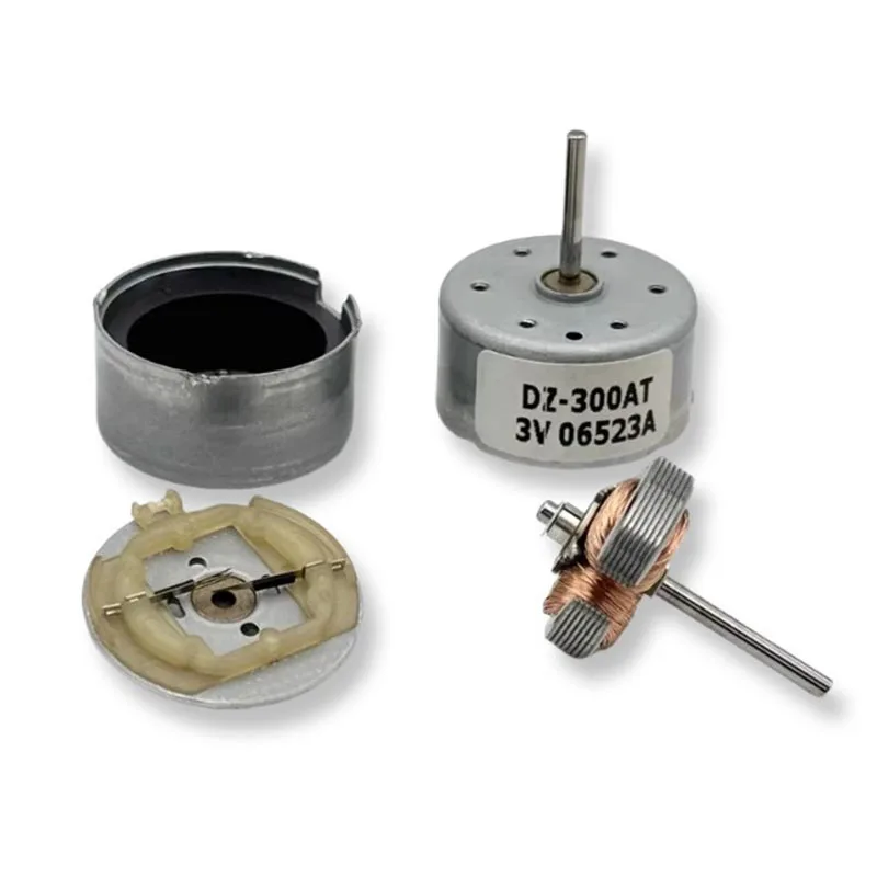 DZ-300AT DC Motor 3V-6V 7550RPM 24mm 15mm Shaft for DIY Toy Fan Model 1PCS