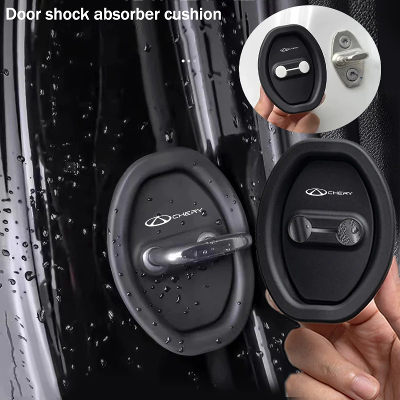 

4Pcs Extendable Silicone Car Door Lock Covers Waterproof Rust-proof Protection For Chery Tiggo 2 3 4 5 6 7 8 3X 5X Pro Auto