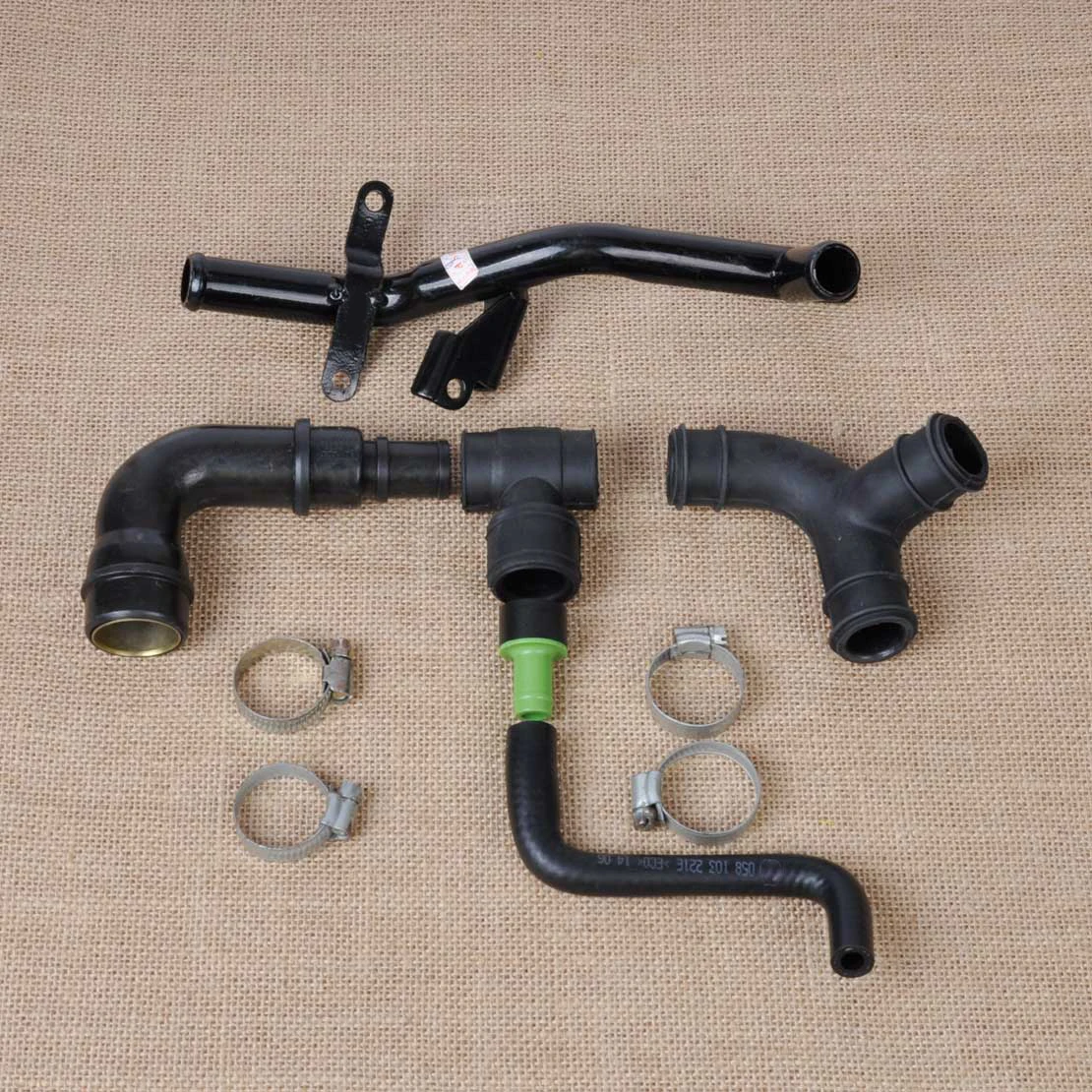10pcs Engine Crankcase Breather Vent Hose Set fit for VW Passat B5 AUDI A4 S4 A6 S6 Skoda Superb 1.8T 06B103221B 06B103213G