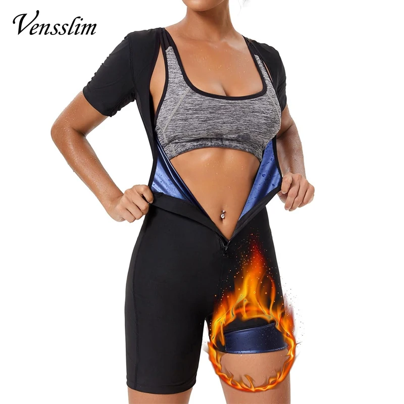 

Костюмы для сауны Qtree для женщин, спортивный жилет для похудения, тренажеры для талии, сжигатель жира на нижнем животе, тренировка 3 в 1, корсет для формирования всего тела