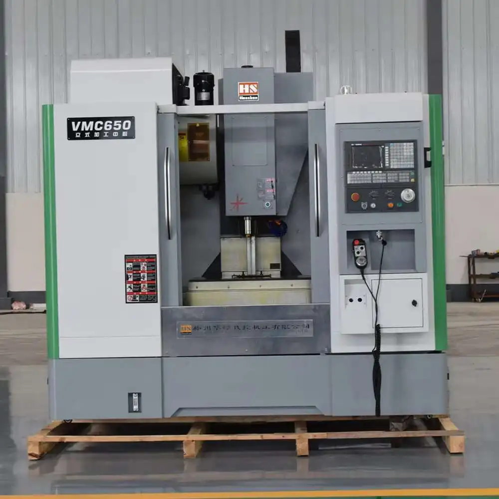 VMC650 Single Spindle CNC Milg 3 Axis Vertical Automatic Tool Change With Control System Core Motor Engine Gear