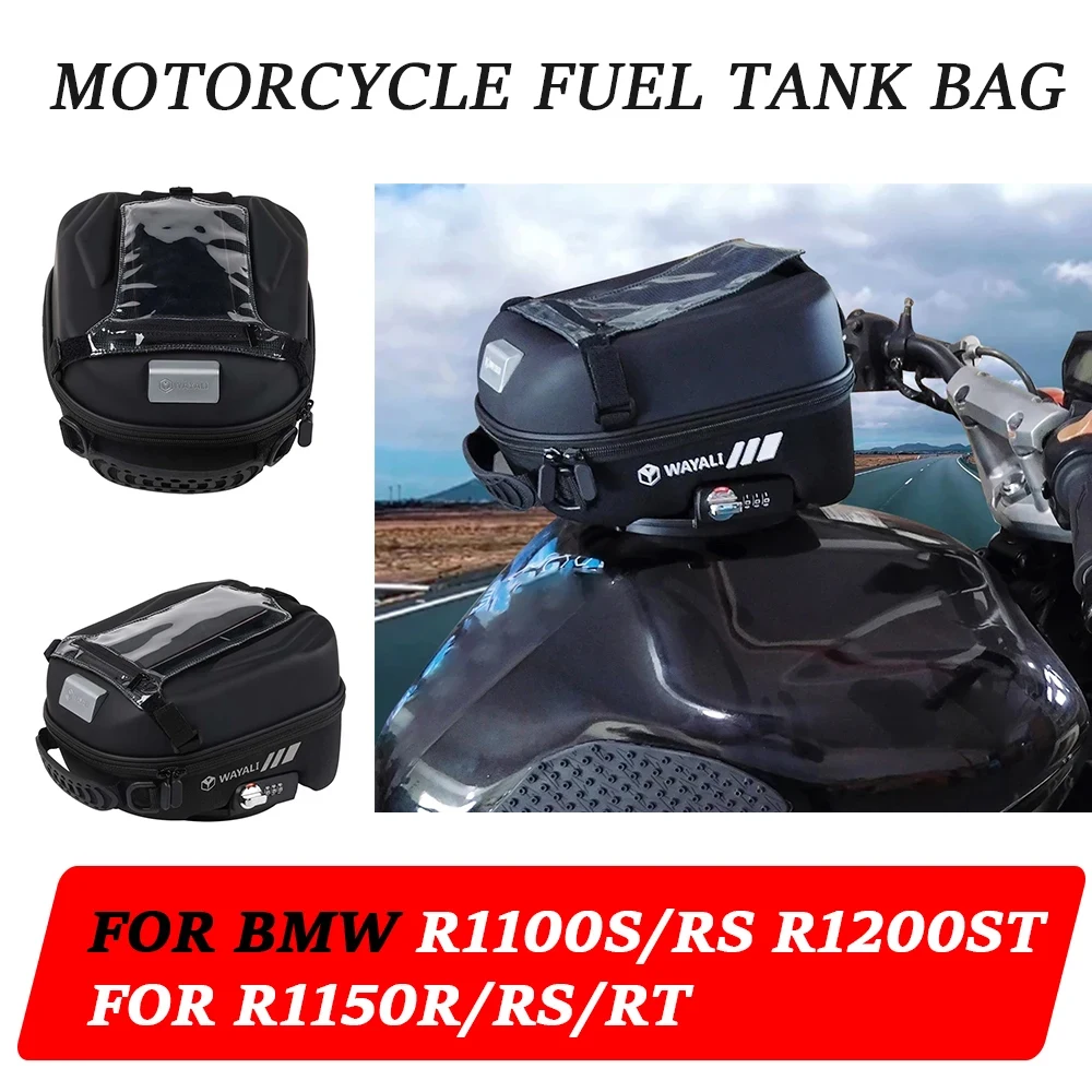 

Motorcycle Accessories Phone Travel Bag Fuel Tank Bag Lock Luggage Tanklock For BMW R1100S R 1150 R 1100 RS R1150 RT R 1200 ST