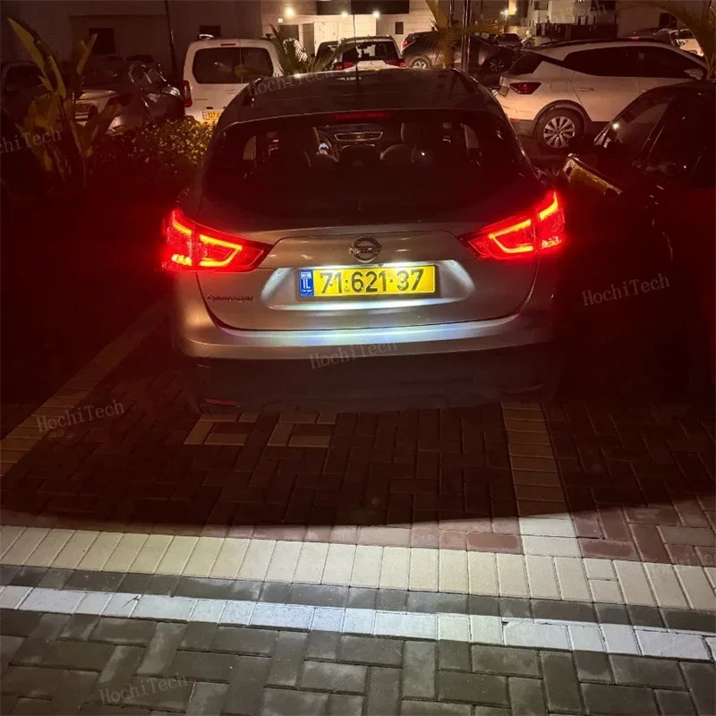 2 قطعة LED رقم السيارة لوحة ترخيص ضوء 12 فولت مصلحة الارصاد الجوية لنيسان بريميرا P12 Teana باثفندر قاشقاي X-Trail جوك مارس روج سبورت #5