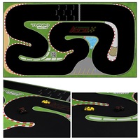 1600x900mm /900x500mm Portable Turbo Racing Rubber Mat 1:76 RC Mini Car Track Race Accessory for Table Racing Car