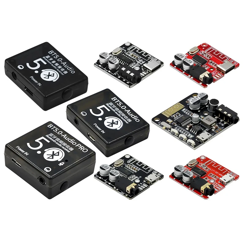 5.0 Bluetooth Audio Receiver Board Bluetooth MP3 Lossless Decoder Board Wireless Stereo Music Module Bluetooth Decoding Board
