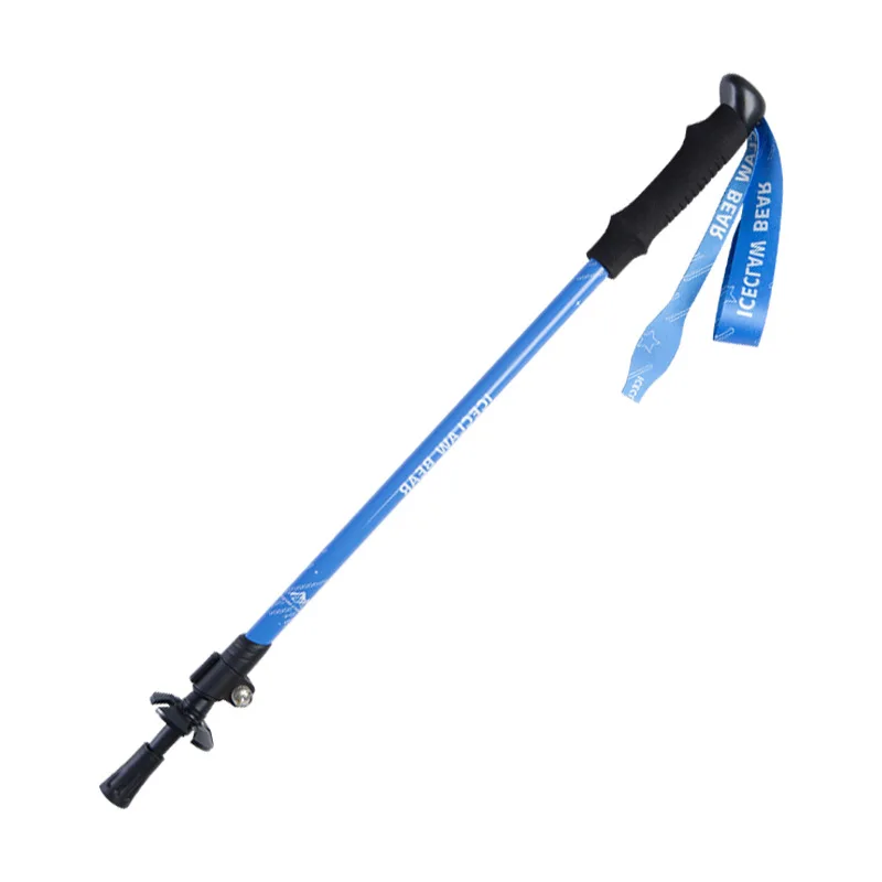 Kids Telescopic Hiking Pole Lightweight Aluminum Folding Adjustable Outdoor Trekking Stick Anti Shock Trekking Poles Stick view 5
