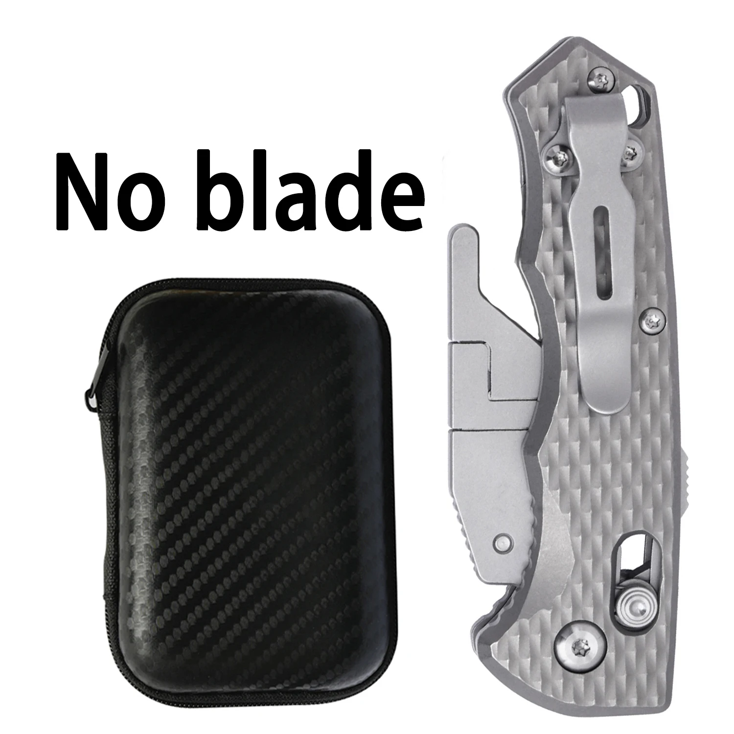 

Shipment without blades, titanium multi-function EDC knife