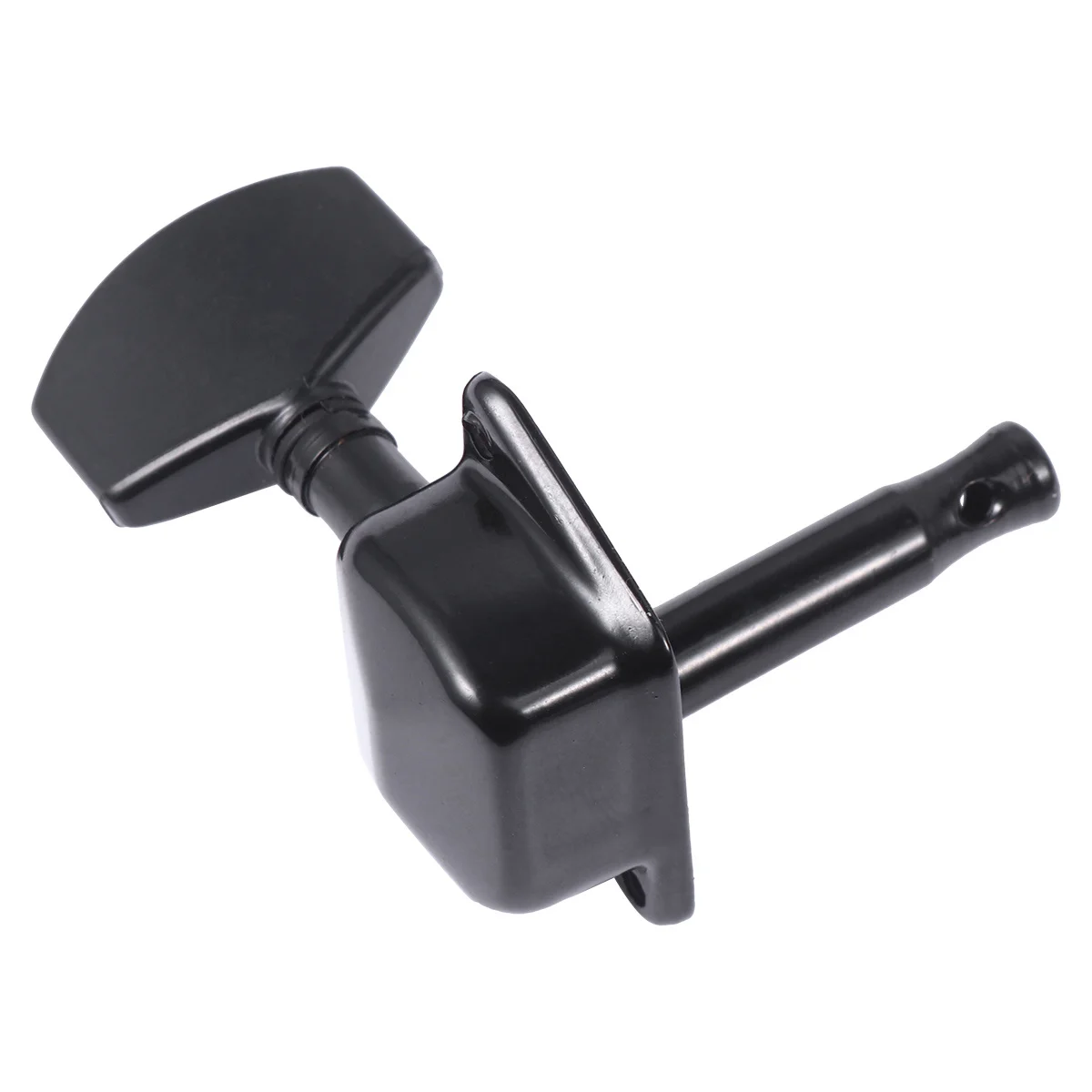 

6Pcs Guitar Tuning Keys Mini Square Head Semi-Closed Vintage Style Black Durable Heads for Electric Guitar