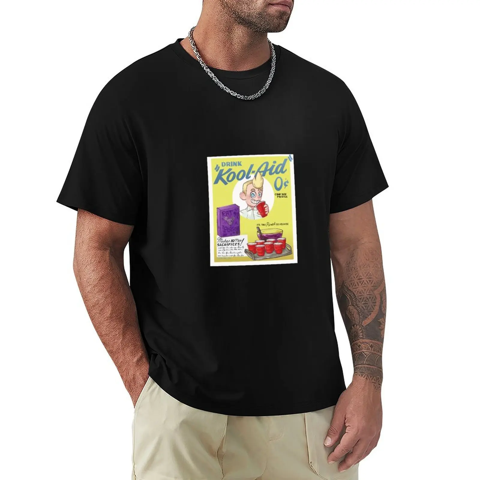 

Camp Camp Daniel Drink Koolaid T-Shirt Lightweight Basic Short Sleeve Shirt